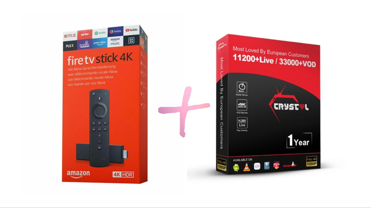 Firestick 4K + 12 Monate