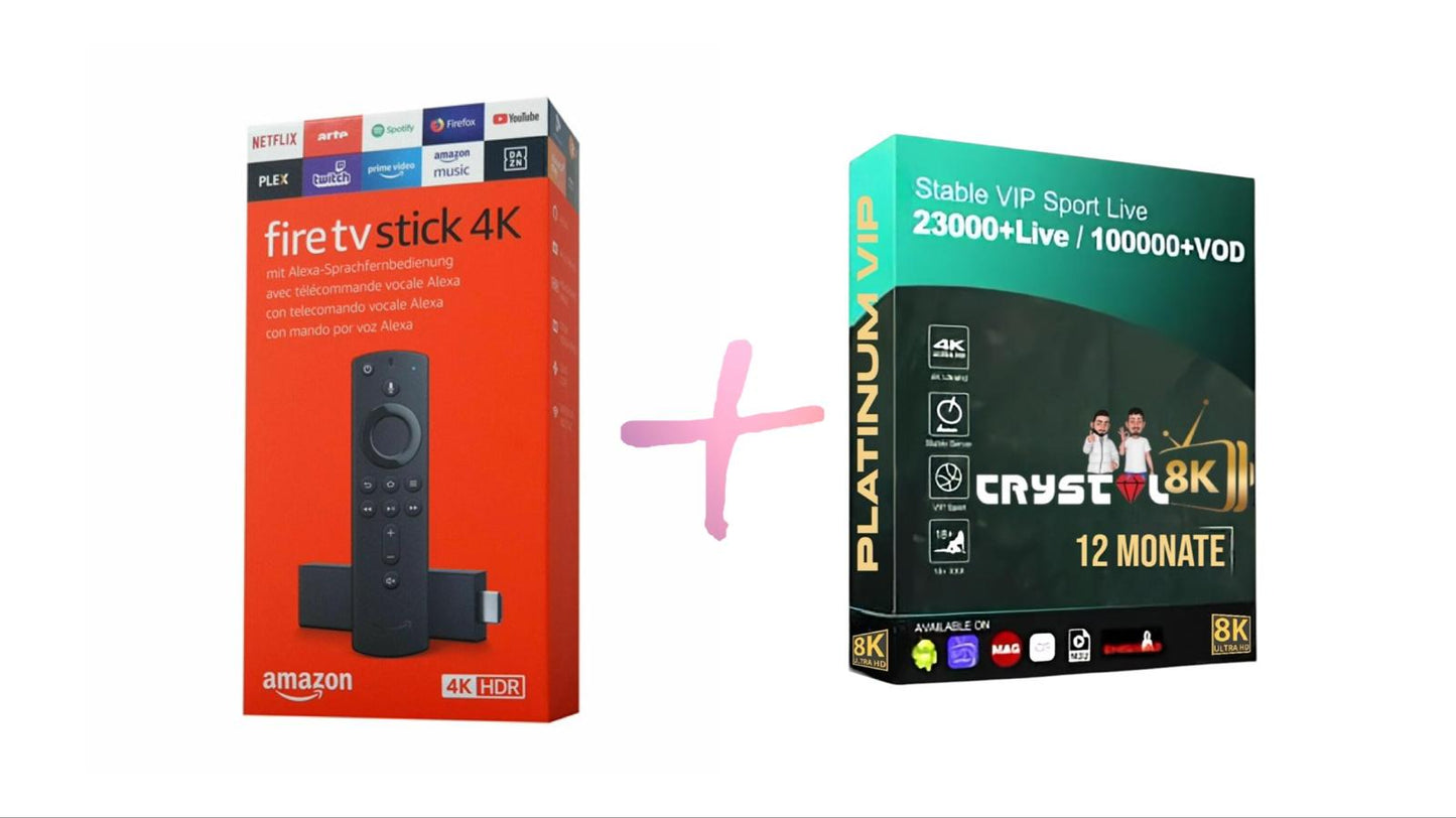 Firestick 4K + 12 Monate